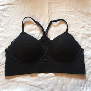 Victoria-secret black padded bralette. MD